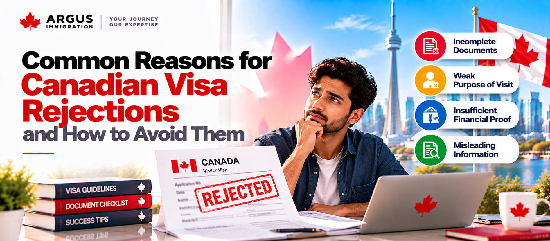 Common Reasons for Canadian Visa Rejections and How to Avoid Them